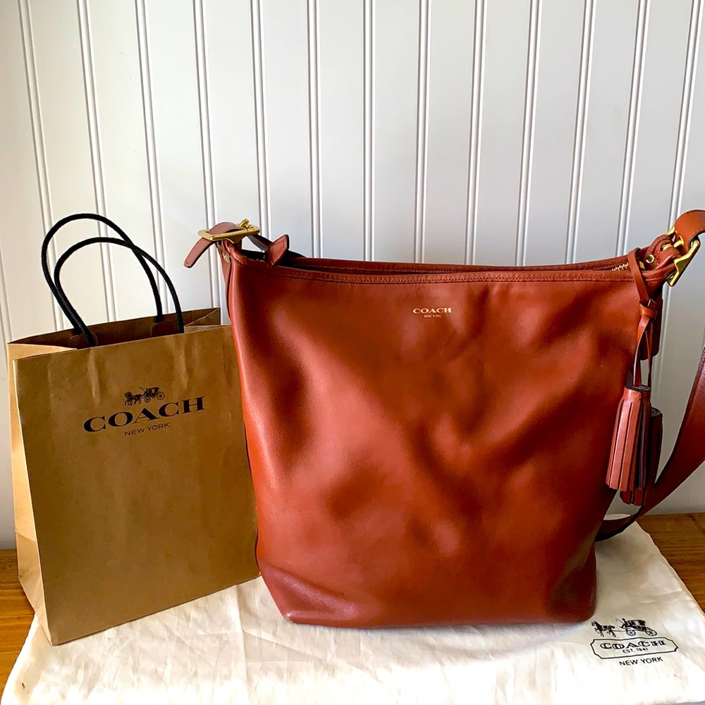 Coach legacy large leather duffel